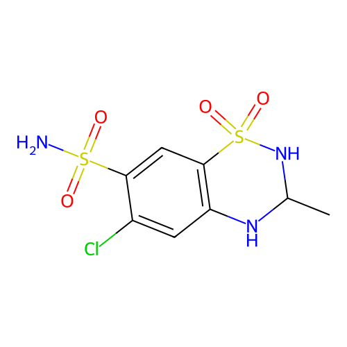 Hydrochlorothiazide Impurity 31 structure