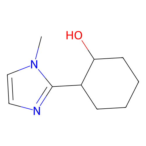 2-(1-Methylimidazol-2-yl)cyclohexan-1-ol structure