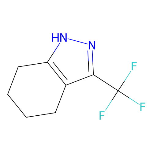 3-(Trifluoromethyl)-4,5,6,7-tetrahydro-1H-indazole structure