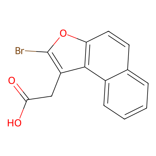 2-(2-Bromonaphtho[2,1-b]furanyl)acetic acid structure