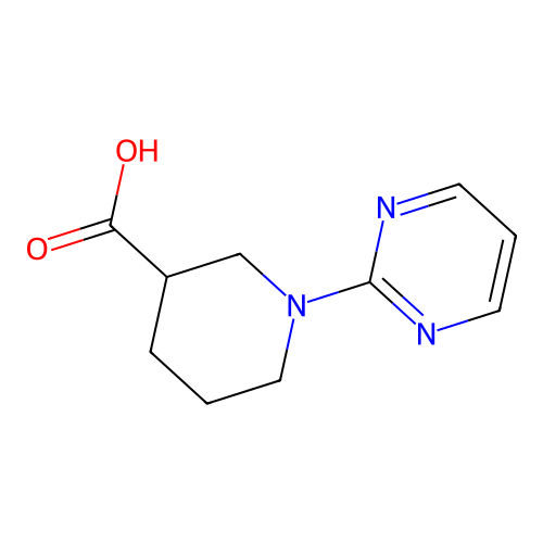 1-(Pyrimidin-2-yl)piperidine-3-carboxylic acid structure