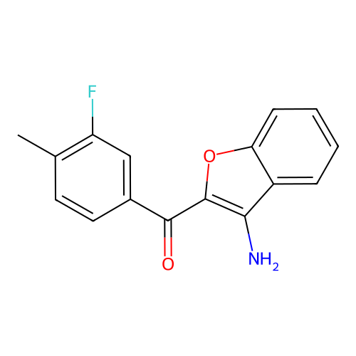 2-(3-Fluoro-4-methylbenzoyl)-1-benzofuran-3-amine structure