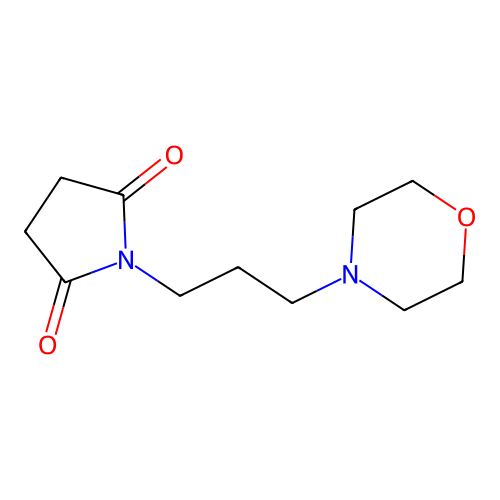 1-[3-(Morpholin-4-yl)propyl]pyrrolidine-2,5-dione structure
