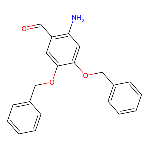 2-Amino-4,5-dibenzyloxy-benzaldehyde structure