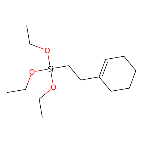 [2-(Cyclohexenyl)ethyl]triethoxysilane structure