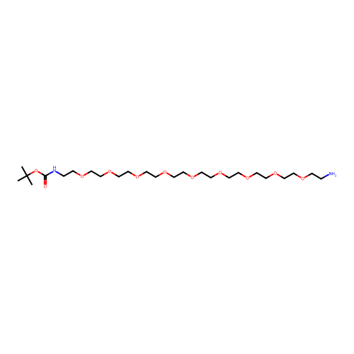t-Boc-N-amido-PEG9-Amine structure