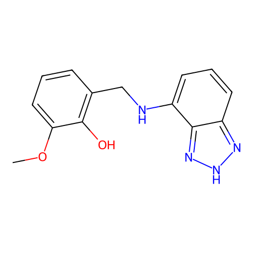 2-((1H-Benzotriazol-7-ylamino)methyl)-6-methoxyphenol structure