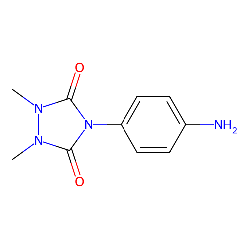 4-(4-Aminophenyl)-1,2-dimethyl-1,2,4-triazolidine-3,5-dione structure