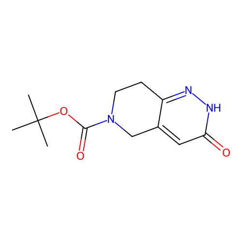 tert-butyl 3-oxo-2H,3H,5H,6H,7H,8H-pyrido[4,3-c]pyridazine-6-carboxylate structure