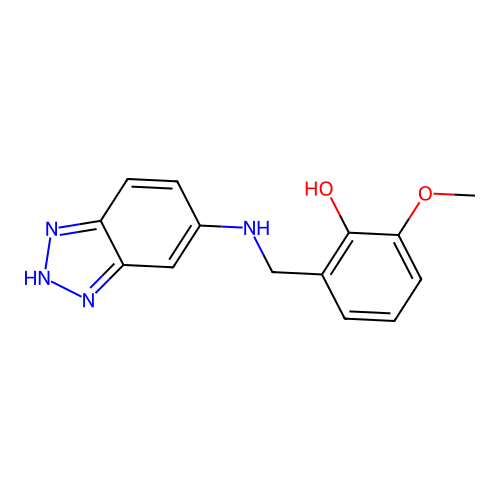 2-((1H-Benzotriazol-6-ylamino)methyl)-6-methoxyphenol structure