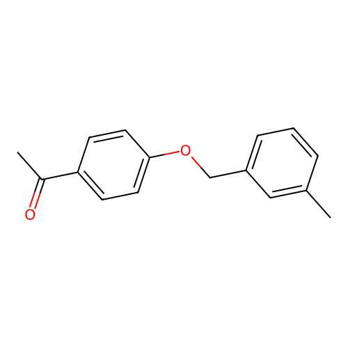 1-(4-((3-Methylphenyl)methoxy)phenyl)ethan-1-one structure