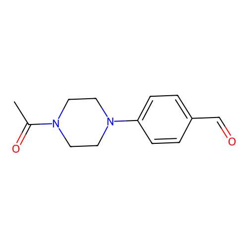 4-(4-Acetylpiperazin-1-yl)benzaldehyde structure