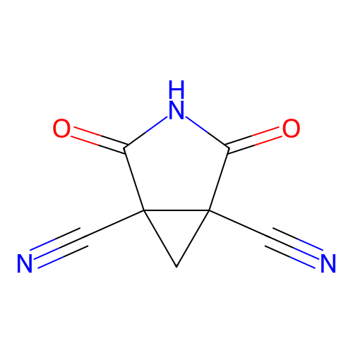 2,4-Dioxo-3-azabicyclo[3.1.0]hexane-1,5-dicarbonitrile structure