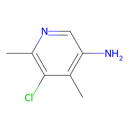 5-Chloro-4,6-dimethylpyridin-3-amine structure