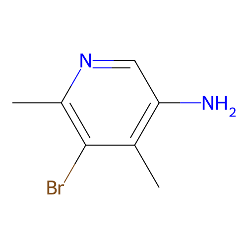 5-Bromo-4,6-dimethylpyridin-3-amine structure