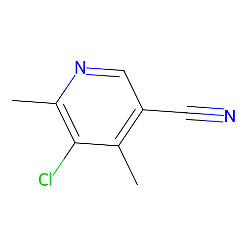 5-Chloro-4,6-dimethylnicotinonitrile structure