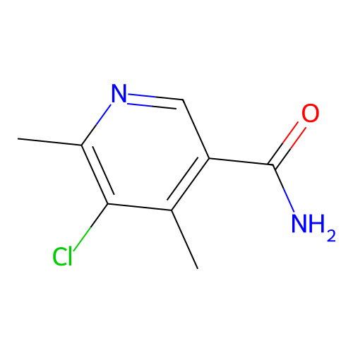5-Chloro-4,6-dimethylnicotinamide structure
