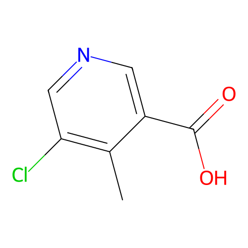 5-Chloro-4-methyl-3-pyridinecarboxylic acid structure