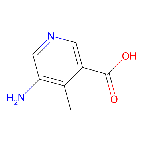 5-Amino-4-methylpyridine-3-carboxylic acid structure