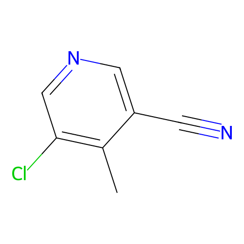 5-Chloro-4-methylnicotinonitrile structure