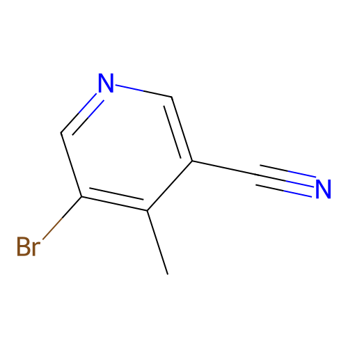 5-Bromo-4-methylpyridine-3-carbonitrile structure