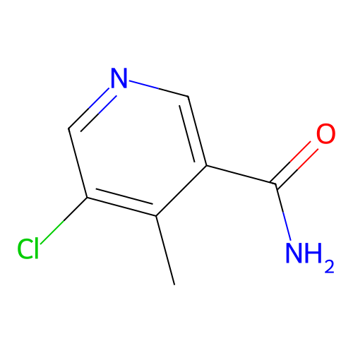 5-Chloro-4-methylpyridine-3-carboxamide structure