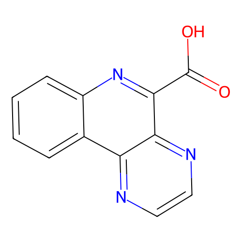 Pyrazino[2,3-c]quinoline-5-carboxylic acid structure