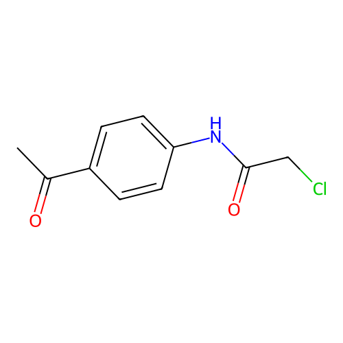 N-(4-乙酰基苯基)-2-氯乙酰胺 structure