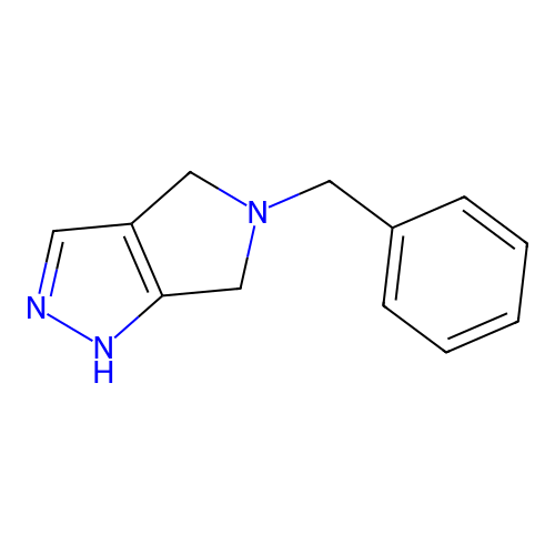 5-Benzyl-1,4,5,6-tetrahydropyrrolo[3,4-c]pyrazole structure
