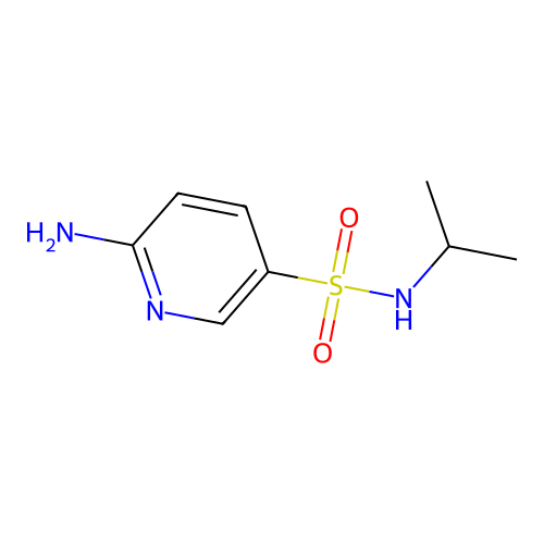 6-amino-N-isopropylpyridine-3-sulfonamide structure