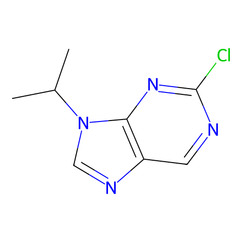 2-Chloro-9-(1-methylethyl)-9H-purine structure