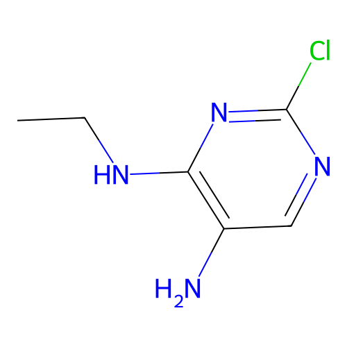 2-chloro-N4-ethylpyrimidine-4,5-diamine structure