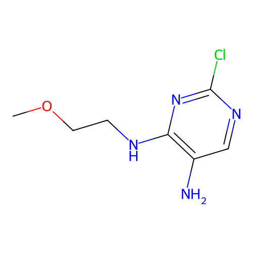 4,5-Pyrimidinediamine, 2-chloro-N4-(2-methoxyethyl)- structure