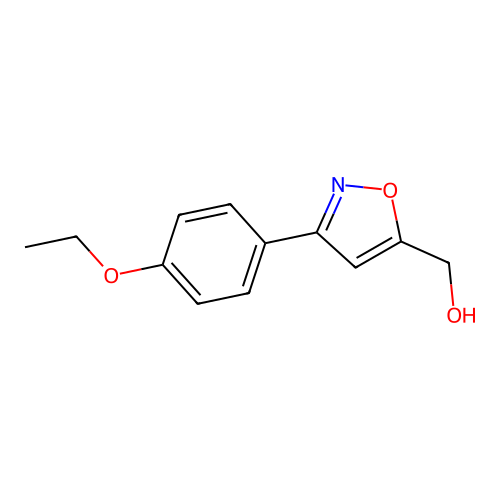 [3-(4-Ethoxyphenyl)-1,2-oxazol-5-yl]methanol structure