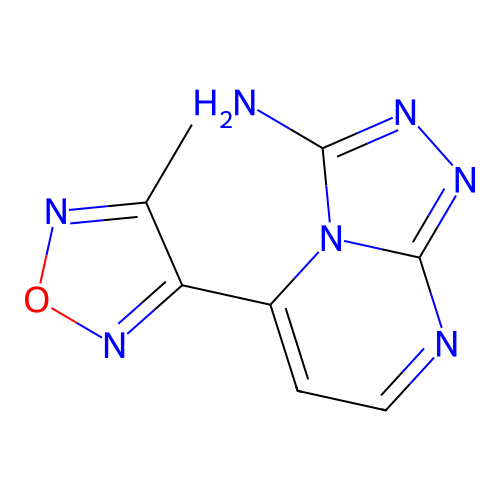 5-(4-Methyl-1,2,5-oxadiazol-3-yl)-[1,2,4]triazolo[4,3-a]pyrimidin-3-amine structure