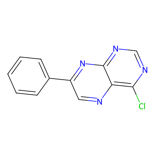 4-Chloro-7-phenylpteridine structure