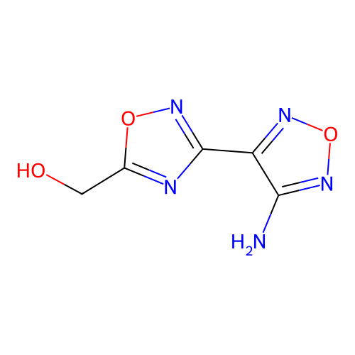 1,2,4-Oxadiazole-5-methanol, 3-(4-amino-1,2,5-oxadiazol-3-yl)- structure