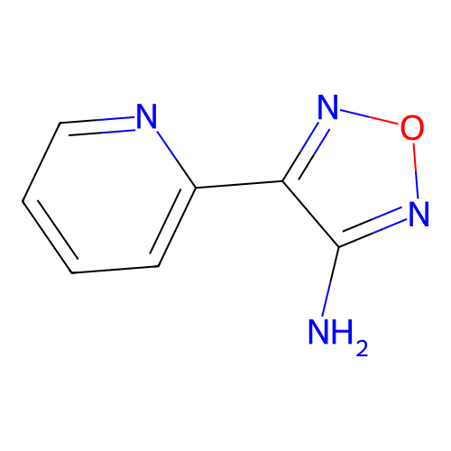 4-(Pyridin-2-yl)-1,2,5-oxadiazol-3-amine structure