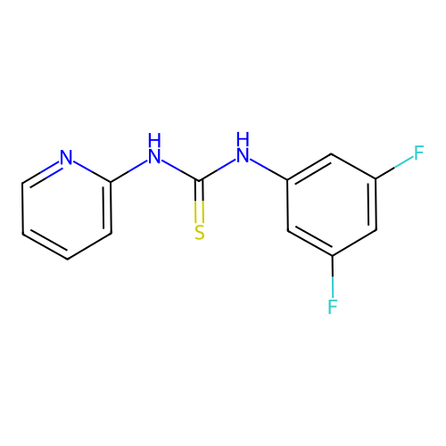 1-(3,5-Difluorophenyl)-3-pyridin-2-ylthiourea structure