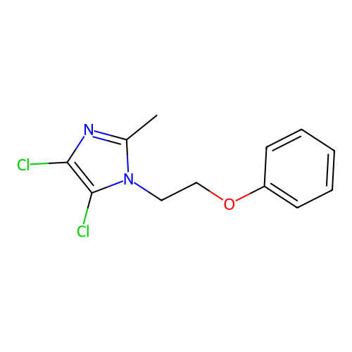 4,5-Dichloro-2-methyl-1-(2-phenoxyethyl)imidazole structure