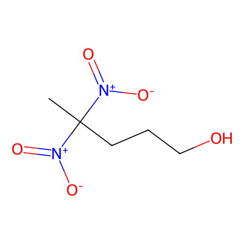 4,4-Dinitropentan-1-ol structure