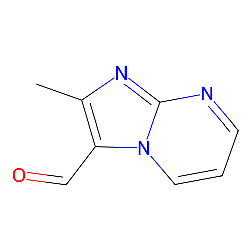 2-Methylimidazo[1,2-a]pyrimidine-3-carbaldehyde structure