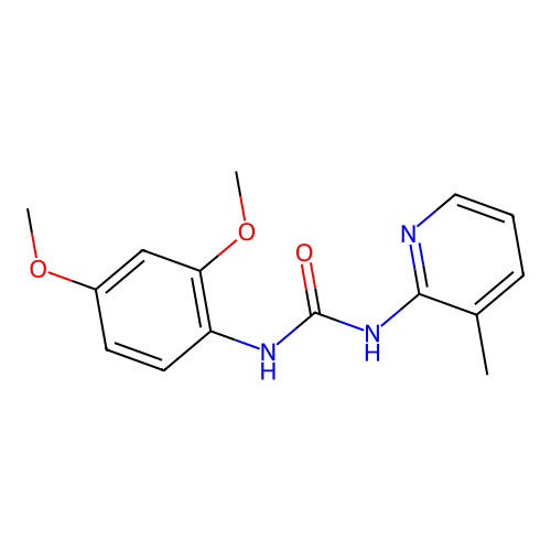 1-(2,4-Dimethoxyphenyl)-3-(3-methylpyridin-2-yl)urea structure