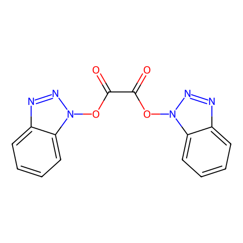 Bis(benzotriazol-1-yl) oxalate structure