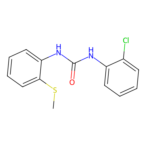 1-(2-Chlorophenyl)-3-(2-methylsulfanylphenyl)urea structure