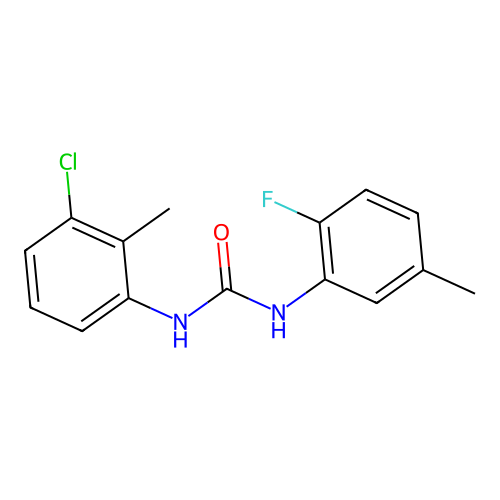 1-(3-Chloro-2-methylphenyl)-3-(2-fluoro-5-methylphenyl)urea structure