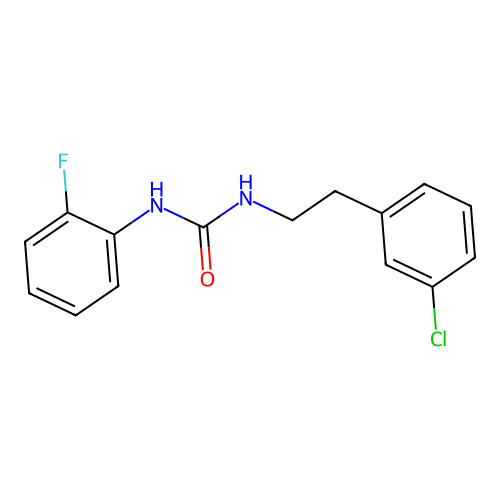 1-[2-(3-Chlorophenyl)ethyl]-3-(2-fluorophenyl)urea structure