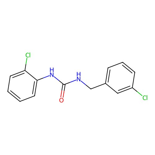 1-(3-Chlorobenzyl)-3-(2-chlorophenyl)urea structure