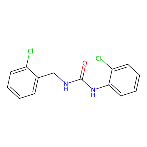 1-(2-Chlorophenyl)-3-[(2-chlorophenyl)methyl]urea structure