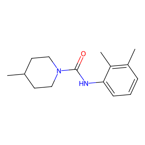 N-(2,3-dimethylphenyl)-4-methylpiperidine-1-carboxamide structure